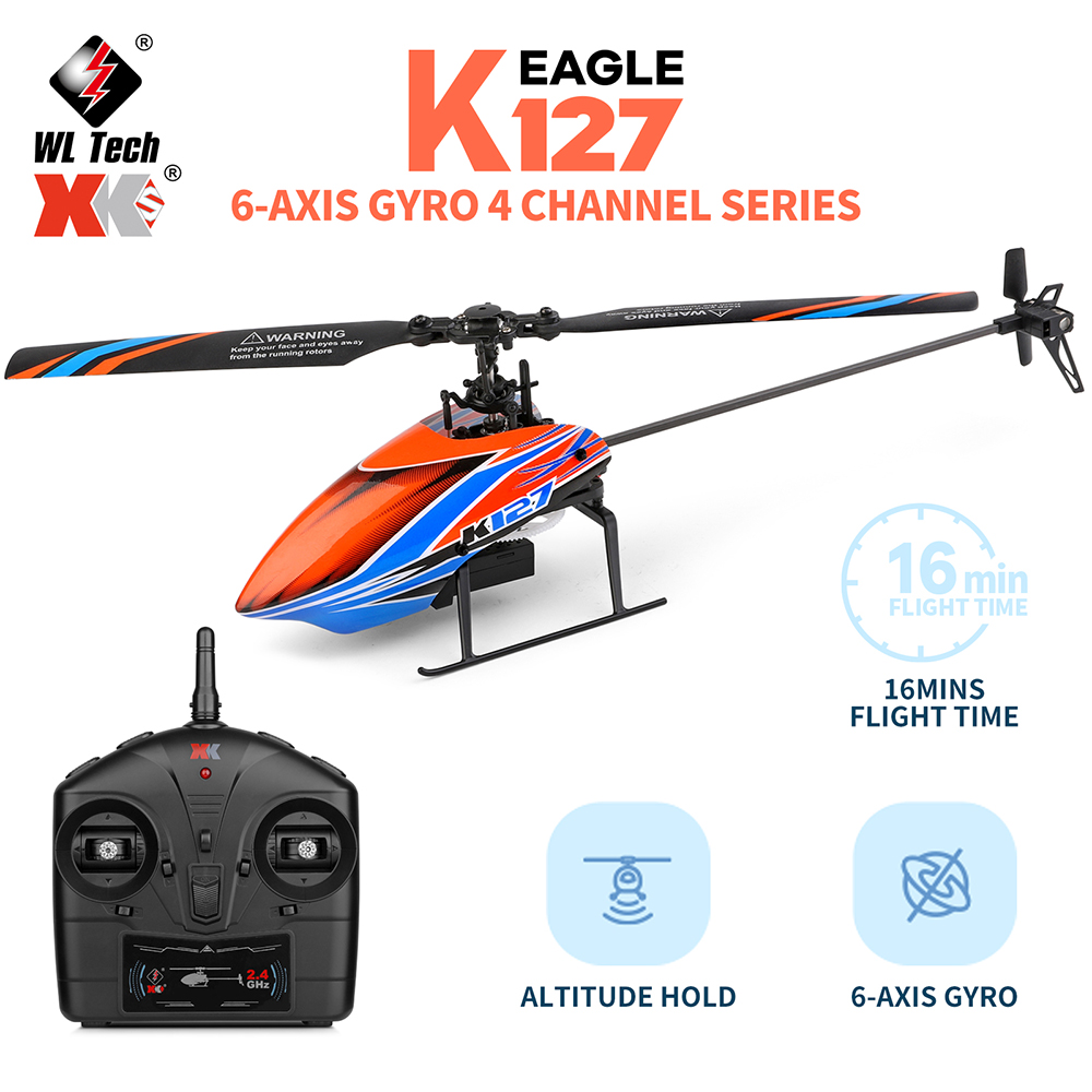 Rc Helicopter Case - WLtoys XK K127 2.4G 4CH 6-Aixs