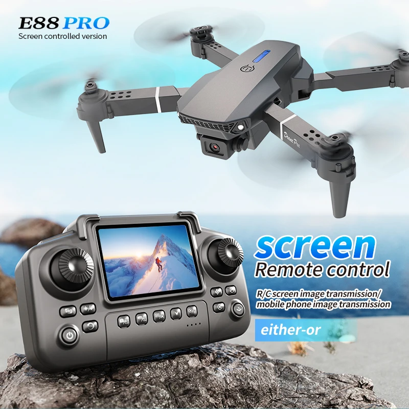 Drone Professionale E88 PRO co - Rc Helicopter Case recensione e prezzo