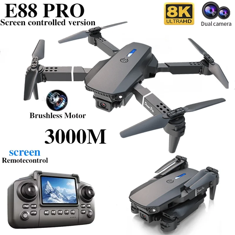 Drone Professionale E88 PRO co - Rc Helicopter Case recensione e prezzo